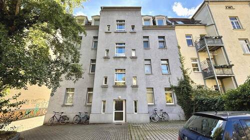 Hofansicht - 2 Zimmer Etagenwohnung in Leipzig