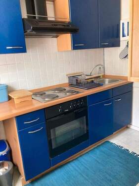 Küchenzeile - Etagenwohnung mit 37,00 m&sup2; in Nürnberg zur Miete