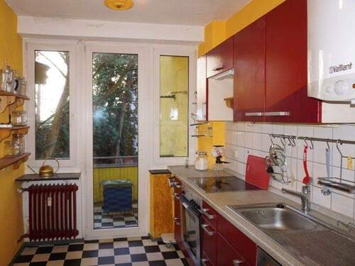 Küchenzeile - Etagenwohnung mit 110,00 m&sup2; in Nürnberg zum Kaufen