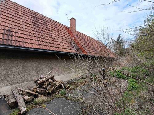 Rückansicht Wohnhaus - 4 Zimmer Mehrfamilienhaus, Wohnhaus in Weißenfels