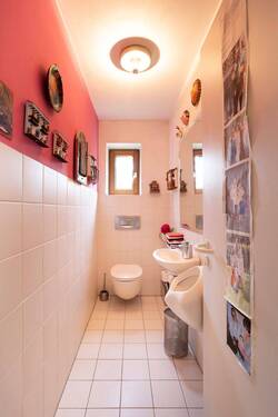 Das Gäste-WC im EG - 