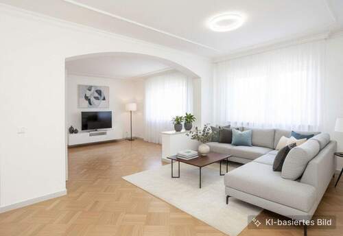 Wohnbereich-visualisiert - 3 Zimmer Etagenwohnung in Dietzenbach