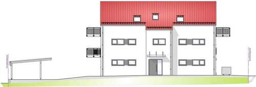 Ansicht Osten - Etagenwohnung mit 84,90 m&sup2; in Regensburg zum Kaufen