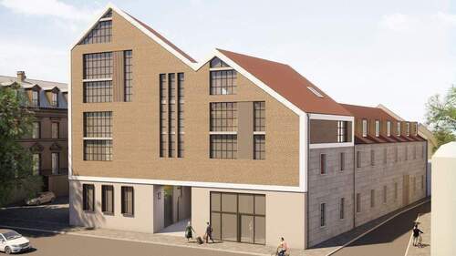 BRAUHÖFE ERLANGEN_Ansicht_Fahrstraße_webformat.jpg - Etagenwohnung mit 57,40 m&sup2; in Erlangen zum Kaufen