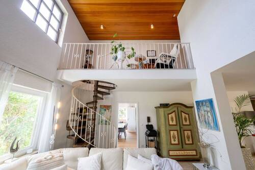 Kaminzimmer - Galerie - 8 Zimmer Einfamilienhaus zum Kaufen in Frankfurt am Main