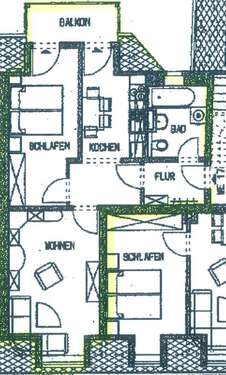 GRWE17 - 2 Zimmer Etagenwohnung zur Miete in Chemnitz