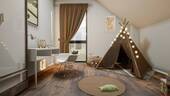 Ansicht Kinderzimmer - Einfamilienhaus mit 135,00 m&sup2; in Idesheim zum Kaufen