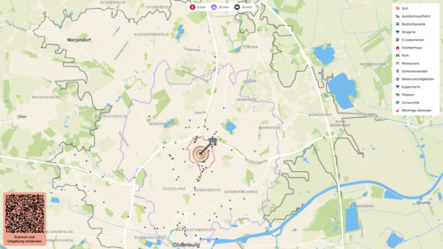 Interaktiver Lageplan auf Website - 