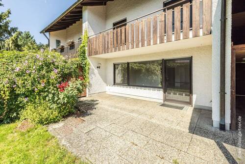 Blick auf die Terrasse - 