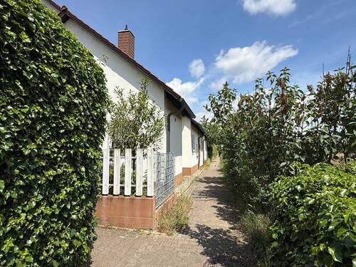 Rückansicht - Doppelhaushälfte mit 155,00 m&sup2; in Brühl zum Kaufen