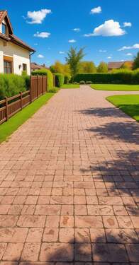 Zufahrt zum Grundstück - Beispiel (KI generiert) - 