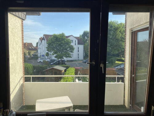 Aussicht auf Garten vom Zimmer - 5 Zimmer Reihenendhaus in Friedberg