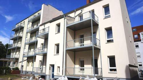 Hausansicht Hofseite - 3 Zimmer Etagenwohnung zur Miete in Leipzig