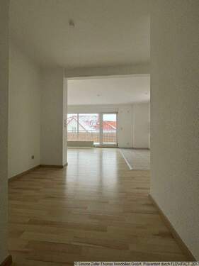 Blick von Eingangstür - Etagenwohnung mit 53,40 m&sup2; in Leipzig zum Kaufen