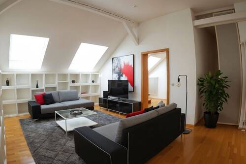 Bild 1 - Dachgeschosswohnung mit Panoramablick und großer Terrasse im Herzen Leipzigs