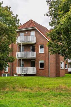 Balkonansicht - 2 Zimmer Etagenwohnung in Westerstede