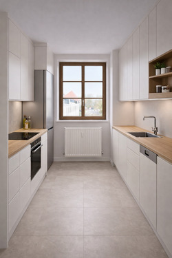 Modellbild Küche - Etagenwohnung mit 47,20 m&sup2; in Regensburg zur Miete