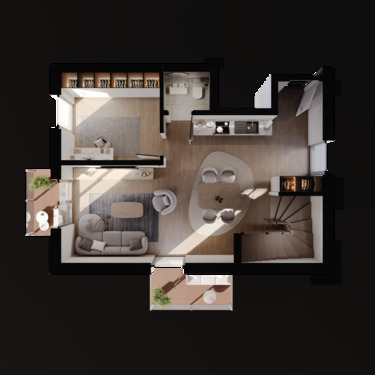 Maisonettenwohnung - 