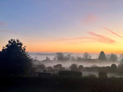 Aussicht bei Morgentau - 