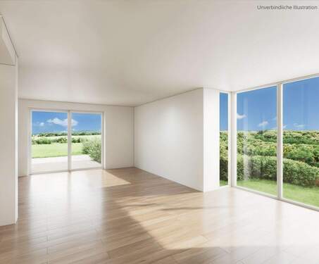 Var. 4 Wohnbereich Visualisierung - (KI generiert) - 