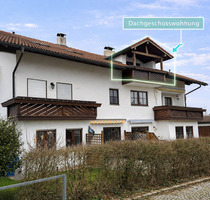 Charmante 3-Zimmer-Dachgeschosswohnung mit zwei Balkonen in ruhiger Lage von Heufeld - Bruckmühl