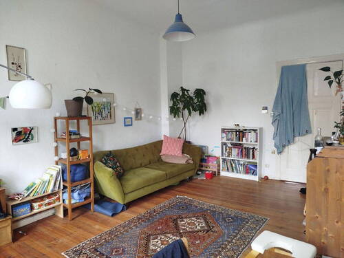 Wohnzimmer - Von Privatverkaüfer Berlin - Britz 2-Zimmer wohnung