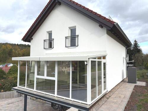 Wintergarten (jetzt fertig) - 4 Zimmer Einfamilienhaus in Kraftsdorf