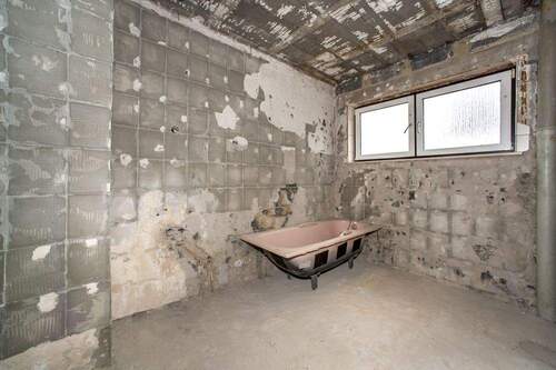 Badezimmer im Rohbau - 