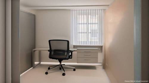 virtuelle Gestaltungsidee als Büro - 
