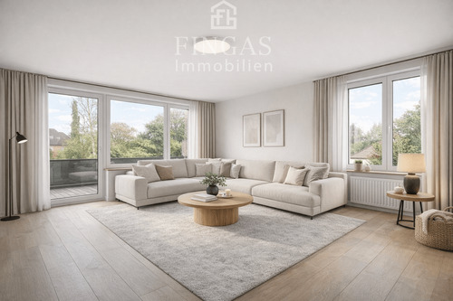 Wohnzimmer virtuell - 8 Zimmer Einfamilienhaus in Bruchhausen-Vilsen