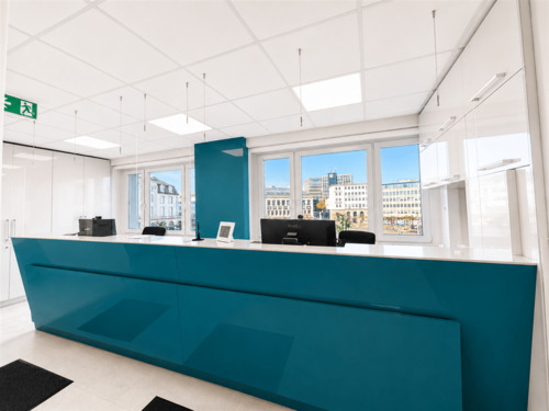 Empfangsbereich - Moderne Büro-Praxisfläche in absoluter Toplage am Königsplatz