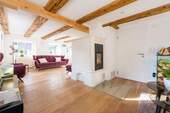 Wohnzimmer - 6 Zimmer Einfamilienhaus zum Kaufen in Todtmoos