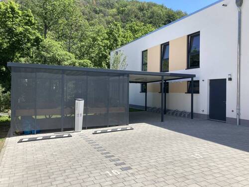 Ladestation / Fahrradboxen - Etagenwohnung mit 54,60 m&sup2; in Lorch am Rhein zum Kaufen