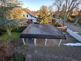 Blick auf Carport - 