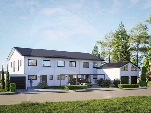 Scene 3_1 - KfW-40 Neubau mit Traumblick: Energieeffizientes Reihenmittelhaus in Denkhof