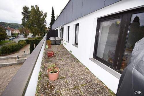 große Terrasse - 3 Zimmer Etagenwohnung in Bad Sachsa