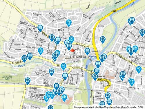 Geolyzer Kartenausschnitt - 