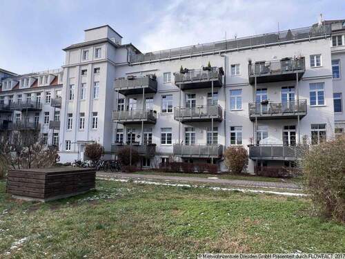 Hofblick - Tolle großzügige 2-Raumwohnung mit groß - Etagenwohnung mit 87,00 m² in Dresden zum Kaufen