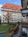 Blick vom Balkon - Helle 2-Zimmer-Wohnung am Bischofsplatz - Balkon, Tageslichtbad & Bezugsfrei!