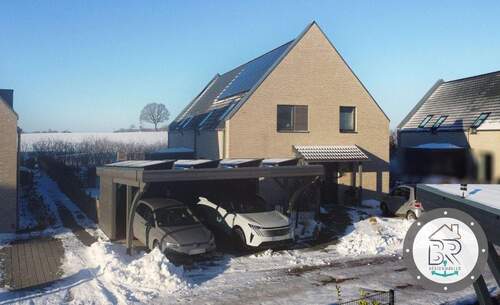 Komfortabel parken – massives Doppelcarport mit Platz für zwei Fahrzeuge - Doppelhaushälfte mit 123,00 m&sup2; in Rieseby zum Kaufen