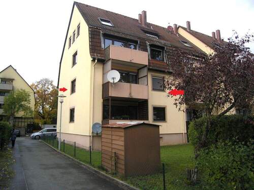 Ansicht Süd-West - 3 Zimmer Etagenwohnung in Lauf