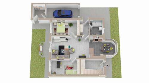 Möblierungsbeispiel EG - 