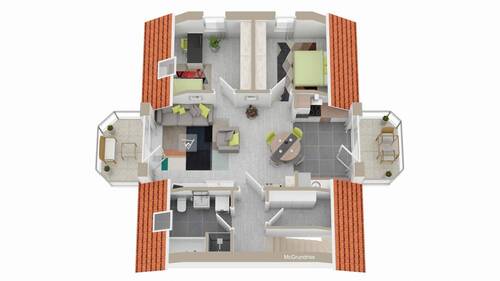 Möblierungsbeispiel DG - 