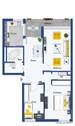 Grundriss - 3 Zimmer Etagenwohnung in Mönchengladbach