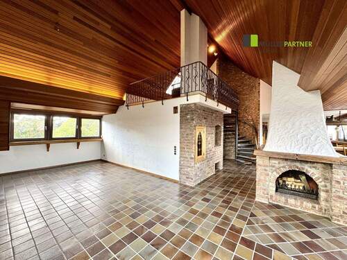 Wohnzimmer - Helle Dachgeschosswohnung mit Garage und guter Infrastruktur in Herzogenrath-Straß!