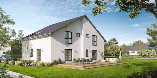 Bild 1 - Modernes Doppelhaus für gemeinsames Wohnen mit Privatsphäre 