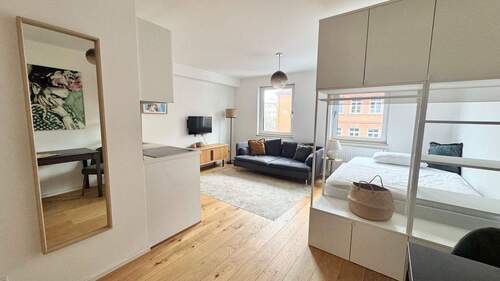 Wohn-Schlafraum.jpg - 1 Zimmer Etagenwohnung zur Miete in Nürnberg