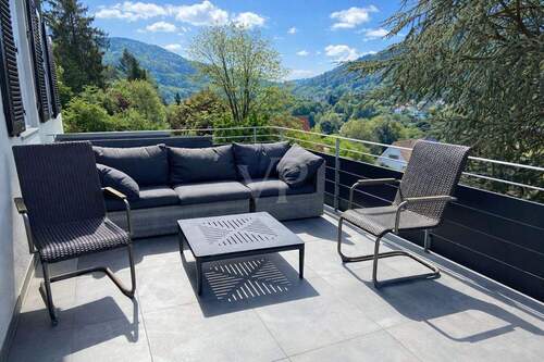 Terrasse mit Blick nach Osten im 1.OG - 