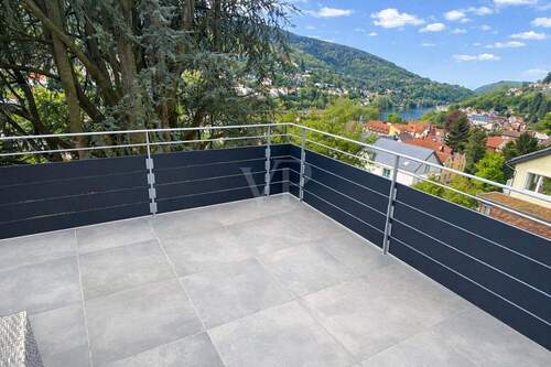 Terrasse Ausblick nach Westen im 1.OG - 
