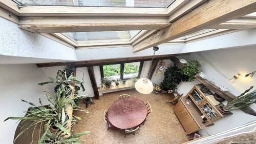 Blick von der Galerie auf Sommeresszimmer - 